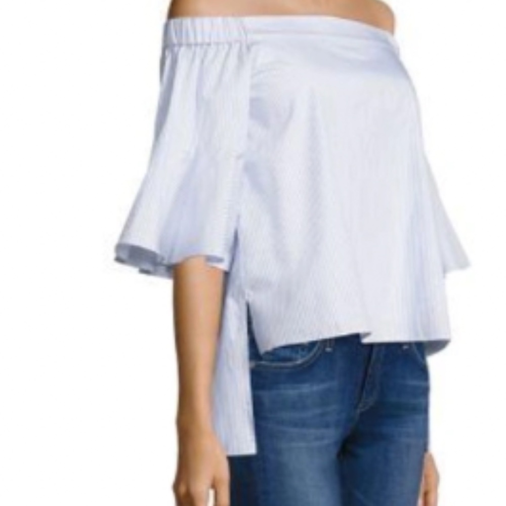 Prose & Poetry - Shane Striped Off-the-Shoulder Top